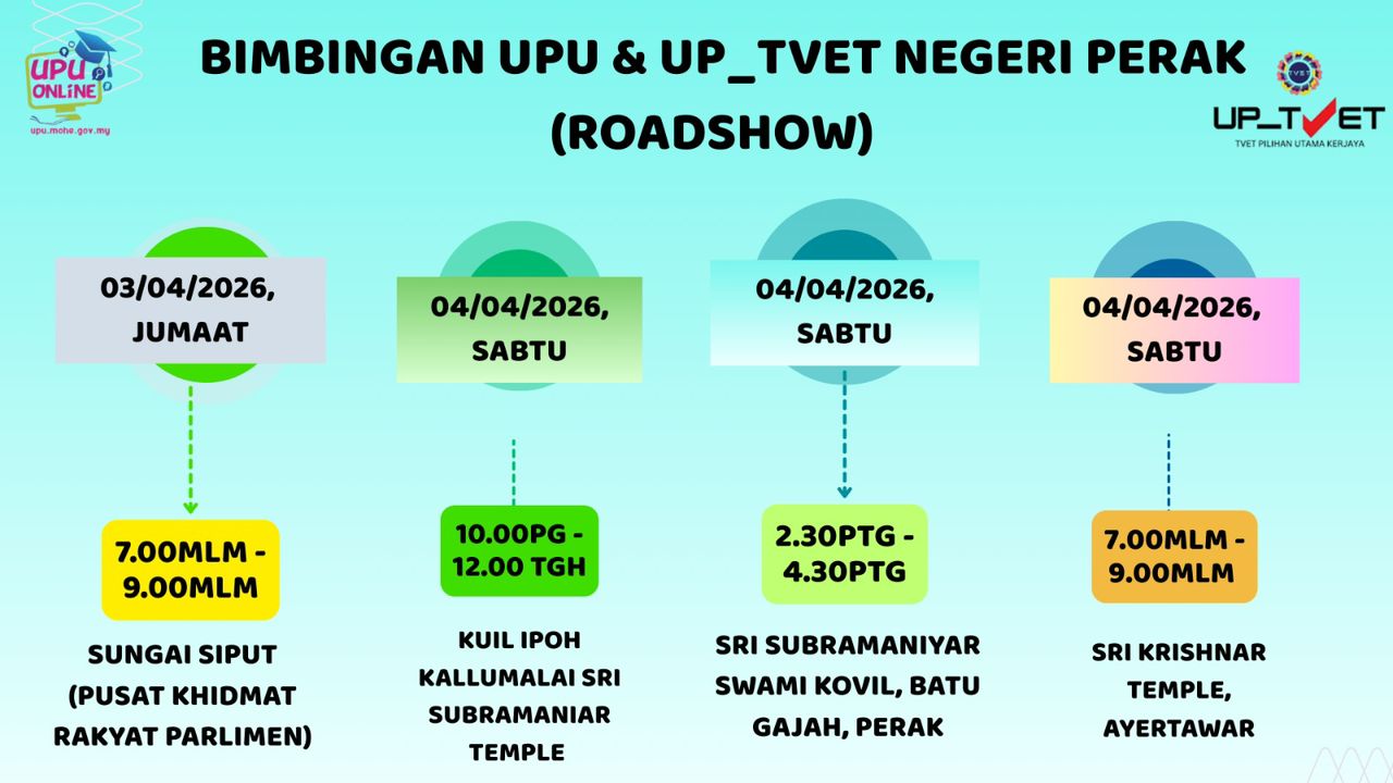 UPU & TVET Perak Roadshow